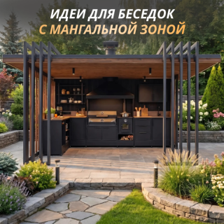 Лучшие идеи для беседок с мангалом для дачи и загородного дома