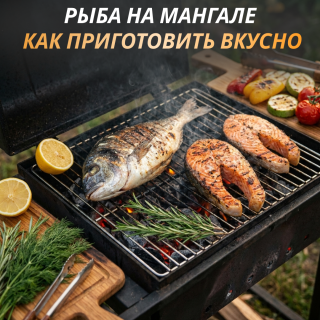Рыба на мангале: как приготовить вкусно