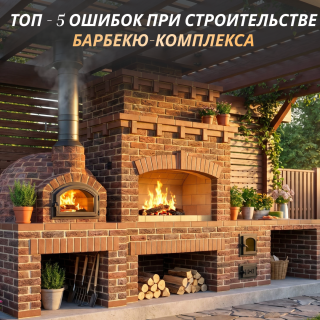 Топ-5 ошибок при строительстве барбекю-комплекса