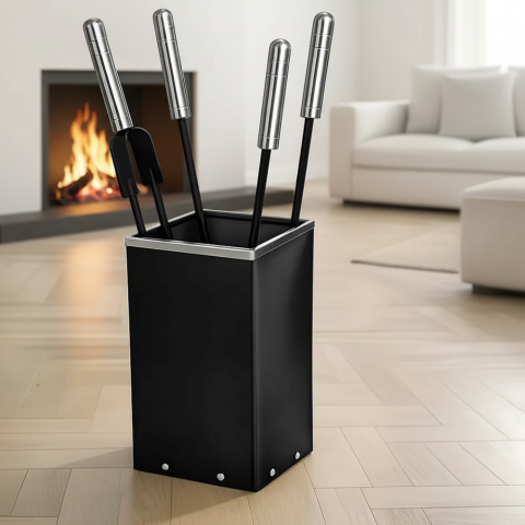 Каминный набор аксессуаров  из 4 предметов 50.242 NC Италия (латунь)