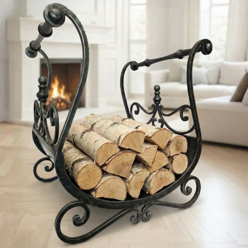 Дровница кованая для камина/печи SafaMaster D512