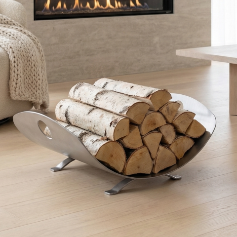 Дровница для камина  из металла Comex 90.106 лофт, Италия