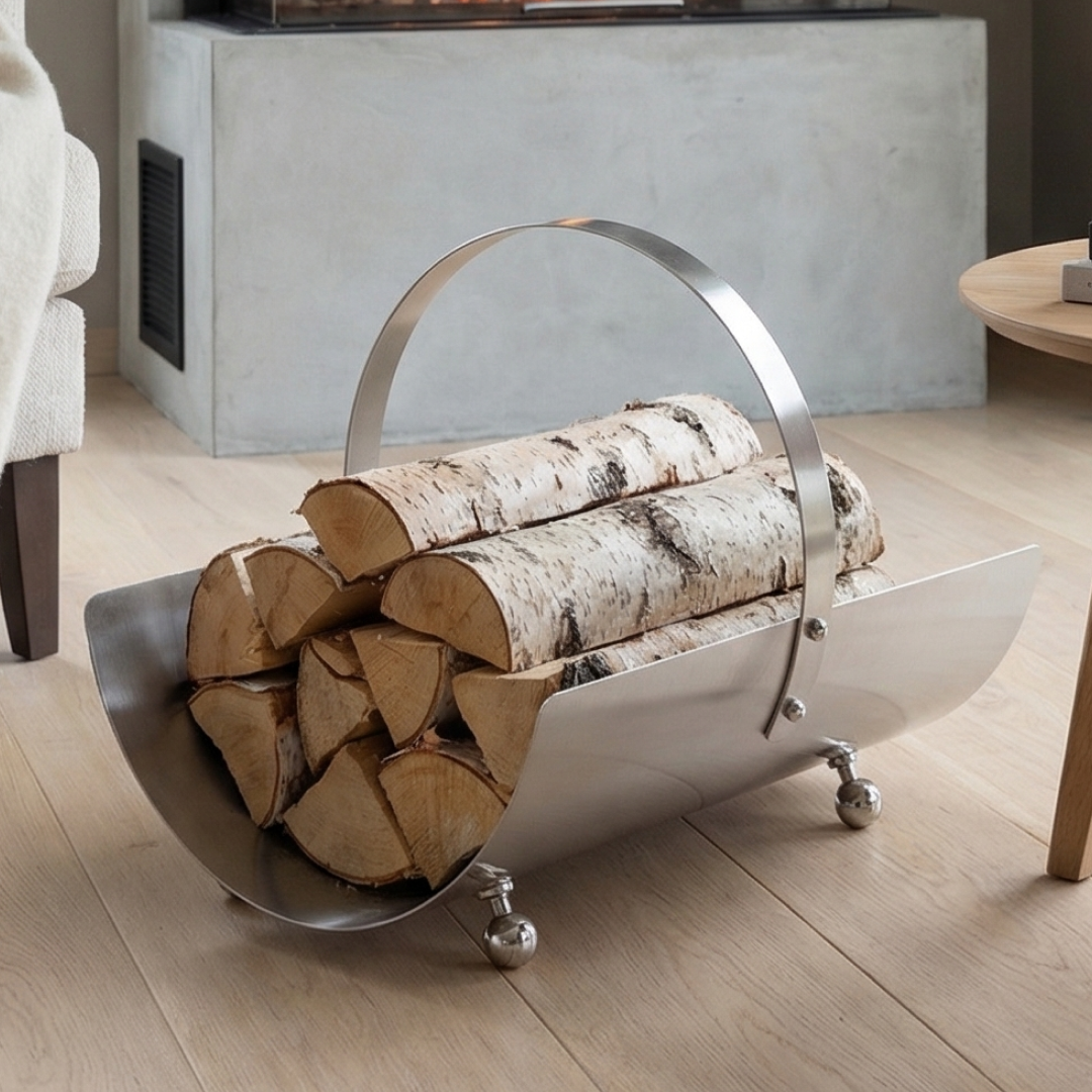 Дровница для камина из металла Comex 90.901 лофт, Италия