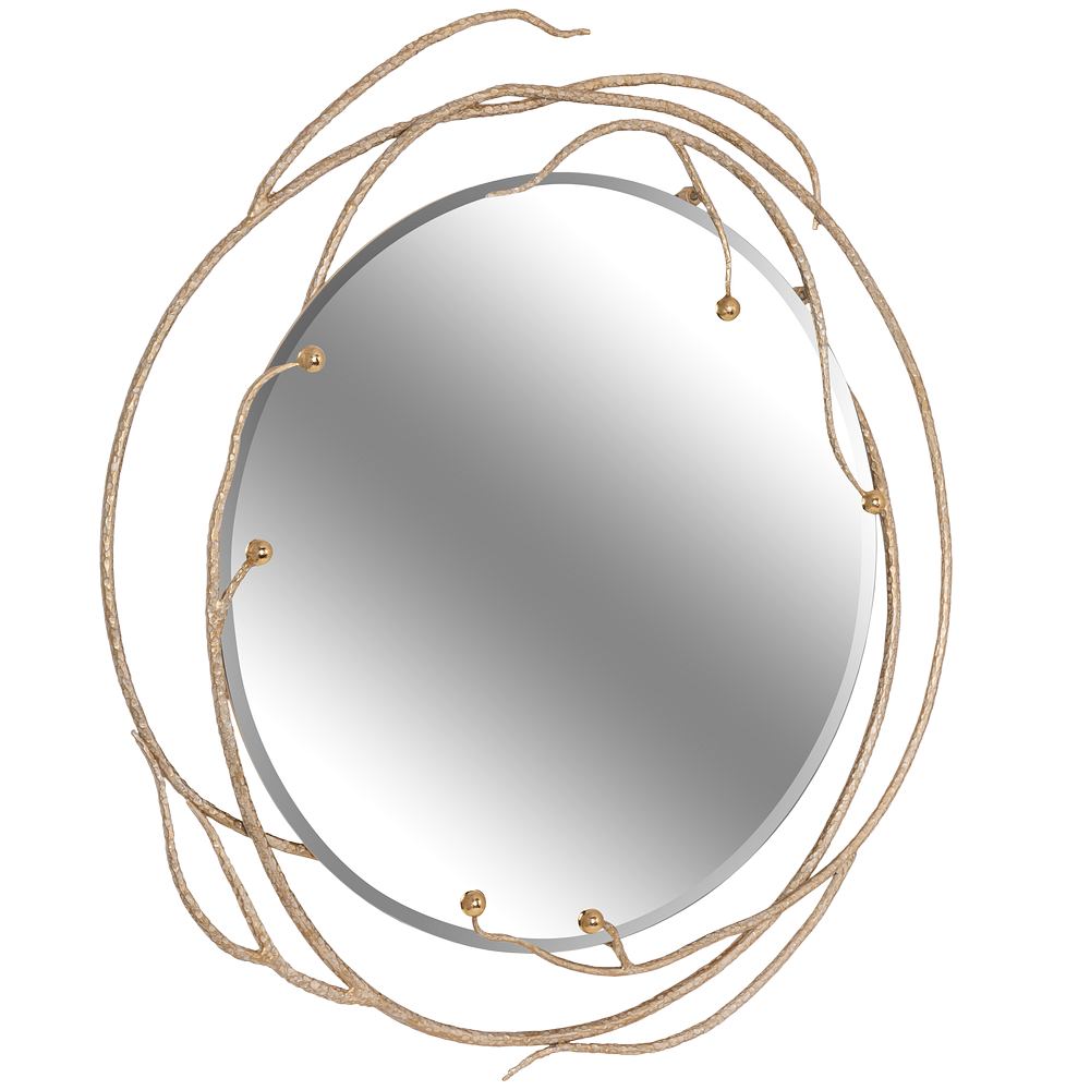 Зеркало в прихожую Calypso Айвори Мраморное золото