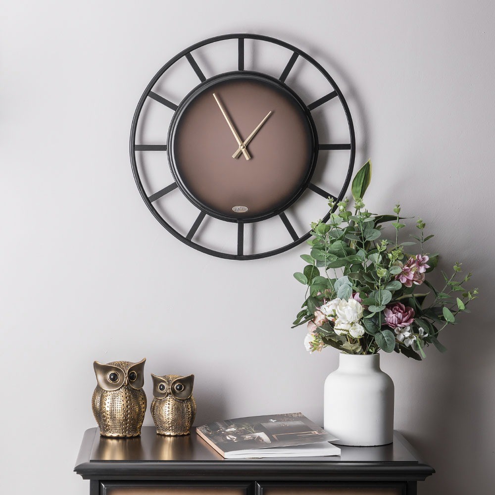  Интерьерные настенные часы в гостиную классические, оригинальные Пандора Мокка Маус