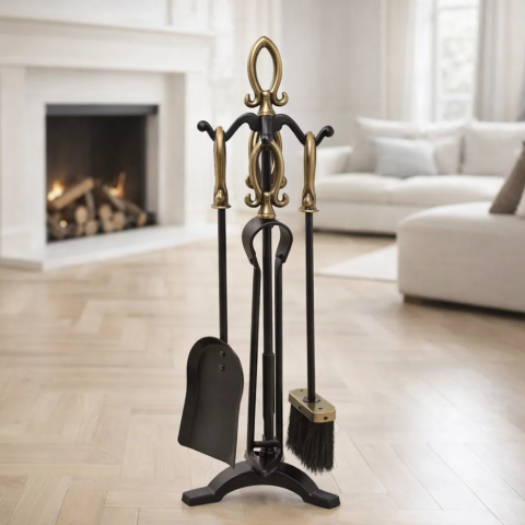 Аксессуары для камина, набор из 4 предметов 15016AK