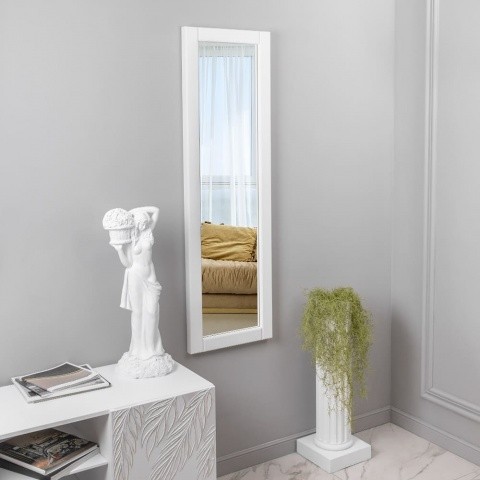 Современное зеркало в прихожую настенное Лотос Комби Айс