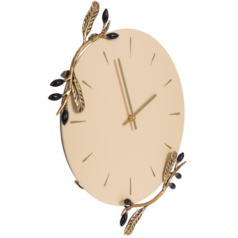 Часы настенные Oliva Branch Айвори Амбер