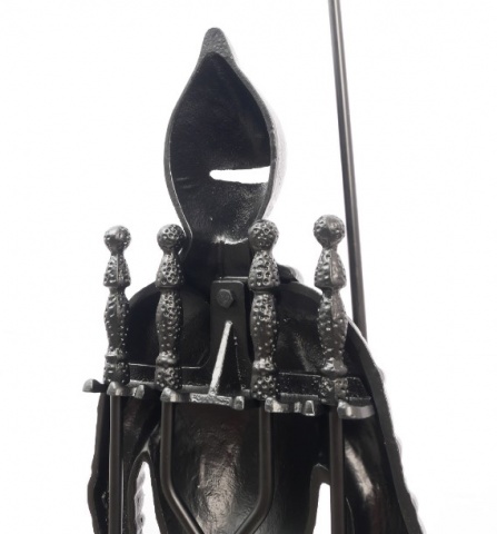 Каминный набор "Рыцарь большой с аксессуарами для камина" D98051AB, 4 предмета, 110 см, античная бронза