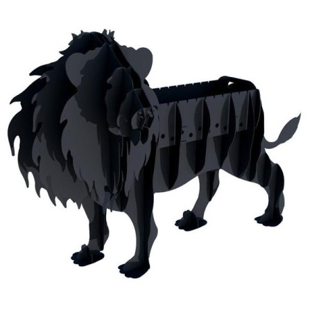 Мангал из металла объемный 3D лев