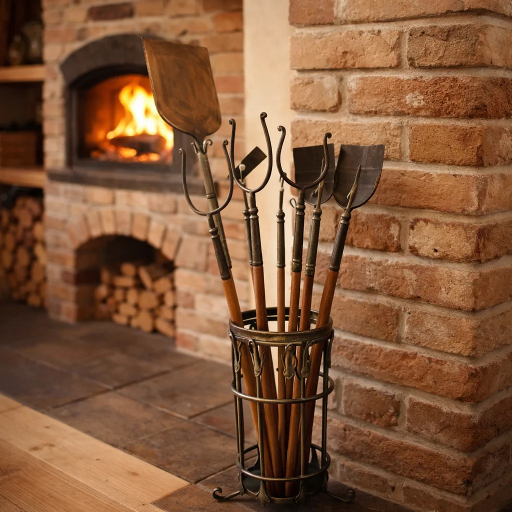 Набор для русской печи кованый: аксессуары для дровяной печи SafaMaster KN909 с хлебной лопатой