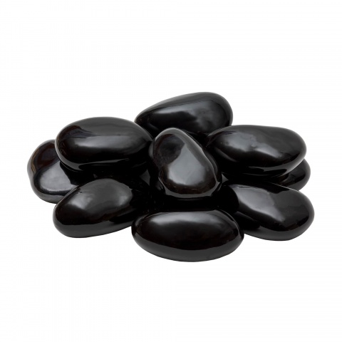 Керамические камни для биокамина черные.12 шт