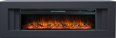 Royal Flame Каминокомплект Line 60 - Серый графит с очагом Vision 60 LOG LED
