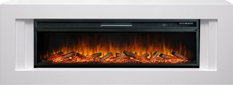 Royal Flame Каминокомплект Line 60 разборный - Белый с очагом Vision 60 LOG LED