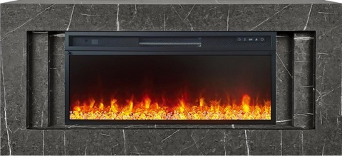 Royal Flame Каминокомплект Line 42 SFT Stone Touch - Серый мрамор с очагом Vision 42 LED