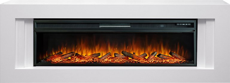 Royal Flame Каминокомплект Line 60 SFT - Белый с очагом Vision 60 LOG LED