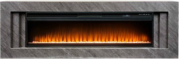 Royal Flame Каминокомплект Line 60 Concrete - Серый бетон с очагом Vision 60 LED