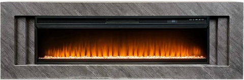 Royal Flame Каминокомплект Line 60 Concrete - Серый бетон с очагом Vision 60 LED