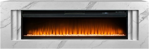 Royal Flame Каминокомплект Line 60 SFT White Marble - Белый мрамор с очагом Vision 60 LED