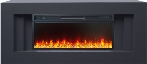 Royal Flame Каминокомплект Line 42 (Разборный) - Серый графит с очагом Vision 42 LED