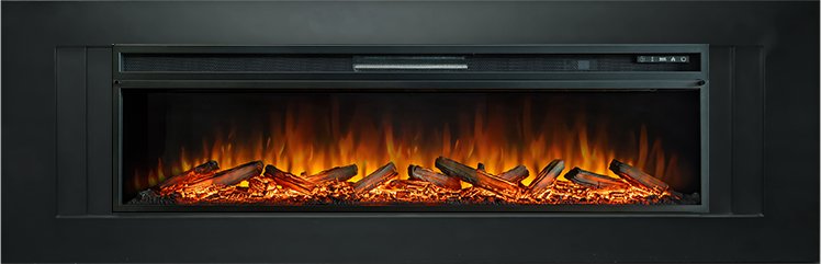 Royal Flame Каминокомплект Line 60 (Разборный) - Черный с очагом Vision 60 LOG LED