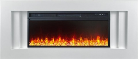 Royal Flame Каминокомплект Line 42 (Разборный) - Ceramic белый (санд сноу) с очагом Vision 42 LED