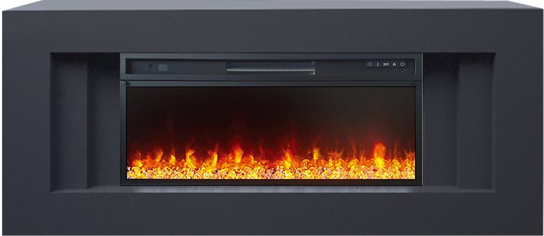 Royal Flame Каминокомплект Line 42 SFT (Разборный) - Серый графит с очагом Vision 42 LED