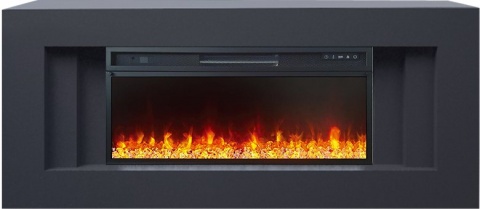 Royal Flame Каминокомплект Line 42 SFT (Разборный) - Серый графит с очагом Vision 42 LED