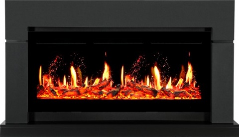 Royal Flame Каминокомплект Lindos Graphite Grey (Ширина 1470мм) с очагом 5D V-ART 40