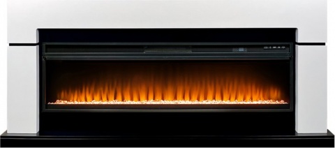 Royal Flame Каминокомплект Lindos 60 - Белый с черным с очагом Vision 60 LED