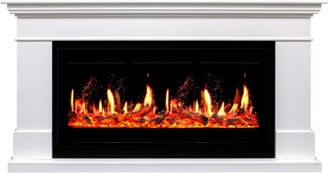 Royal Flame Каминокомплект California - Белый (Высота 850 мм) с очагом 5D V-ART 40