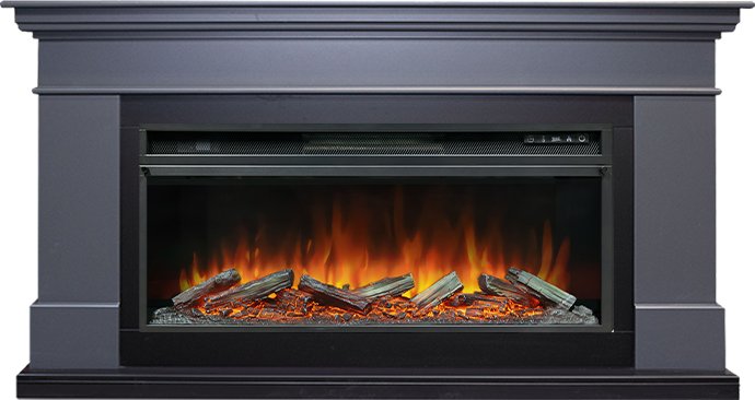 Royal Flame Каминокомплект California - Серый графит (Высота 850 мм) с очагом Vision 42 LOG LED