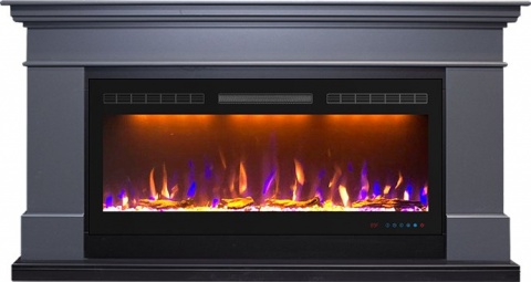 Royal Flame Каминокомплект California - Серый графит (Высота 850 мм) с очагом Crystal 40 RF
