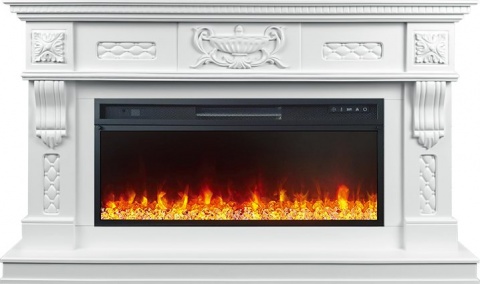 Royal Flame Каминокомплект Corsica - Матовый белый с очагом Vision 42 LED
