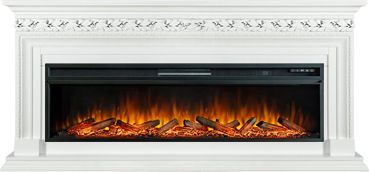 Royal Flame Каминокомплект Valletta 60 - Белый с очагом Vision 60 LOG LED