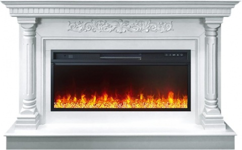 Royal Flame Каминокомплект Sicilia - Белый (Ширина 1530мм) с очагом Vision 42 LED