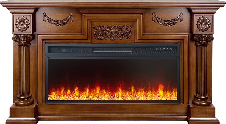 Royal Flame Каминокомплект London - Орех с очагом Vision 42 LED