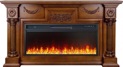 Royal Flame Каминокомплект London - Орех с очагом Vision 42 LED