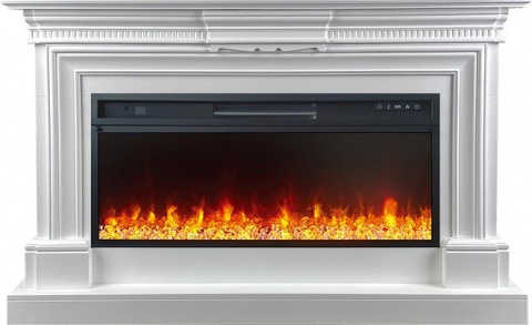 Royal Flame Каминокомплект Chelsea - Белый (Ширина 1350 мм) с очагом Vision 42 LED