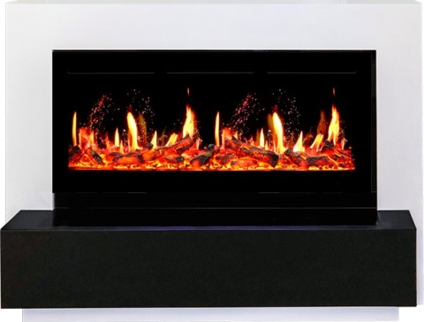 Royal Flame Каминокомплект Stockholm - Белый с очагом 5D V-ART 40