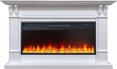 Royal Flame Каминокомплект Cardiff - Белый с очагом Vision 42 LED