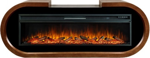 Royal Flame Каминокомплект Soho - Орех с очагом Vision 60 LOG LED
