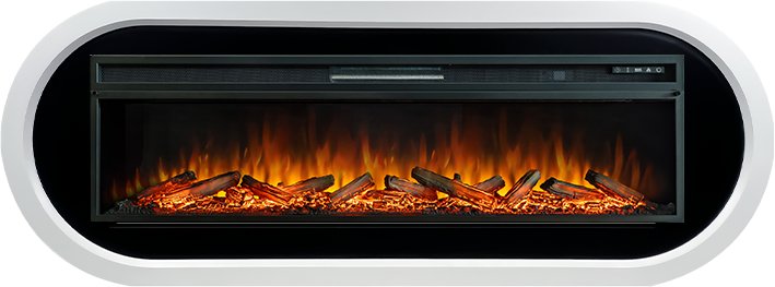 Royal Flame Каминокомплект Ellips - Белый с черным с очагом Vision 60 LOG LED