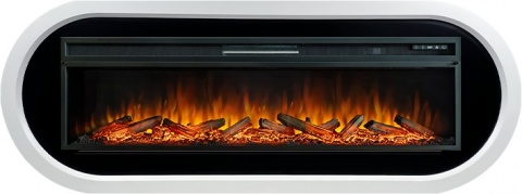 Royal Flame Каминокомплект Ellips - Белый с черным с очагом Vision 60 LOG LED