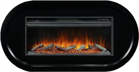 Royal Flame Каминокомплект Ellips - Черный (ширина 1450 мм) с очагом Vision 42 LOG LED