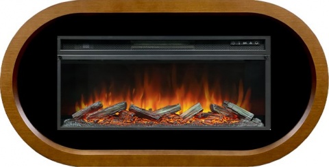 Royal Flame Каминокомплект Ellips - Орех (ширина 1450 мм) с очагом Vision 42 LOG LED