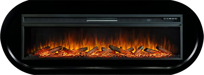 Royal Flame Каминокомплект Ellips - Черный с очагом Vision 60 LOG LED