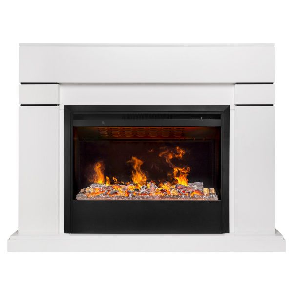 Электрокамин RealFlame Lindelse 26 WT с очагом 3D Helios 26 SBG