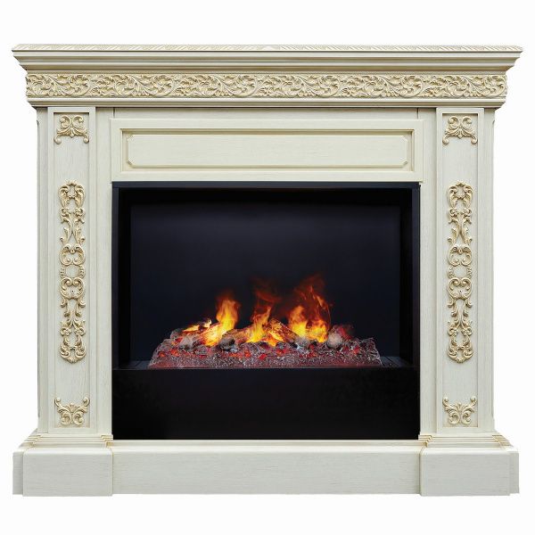 Электрокамин RealFlame Ekaterina 26 WT с очагом 3D Cassette 630