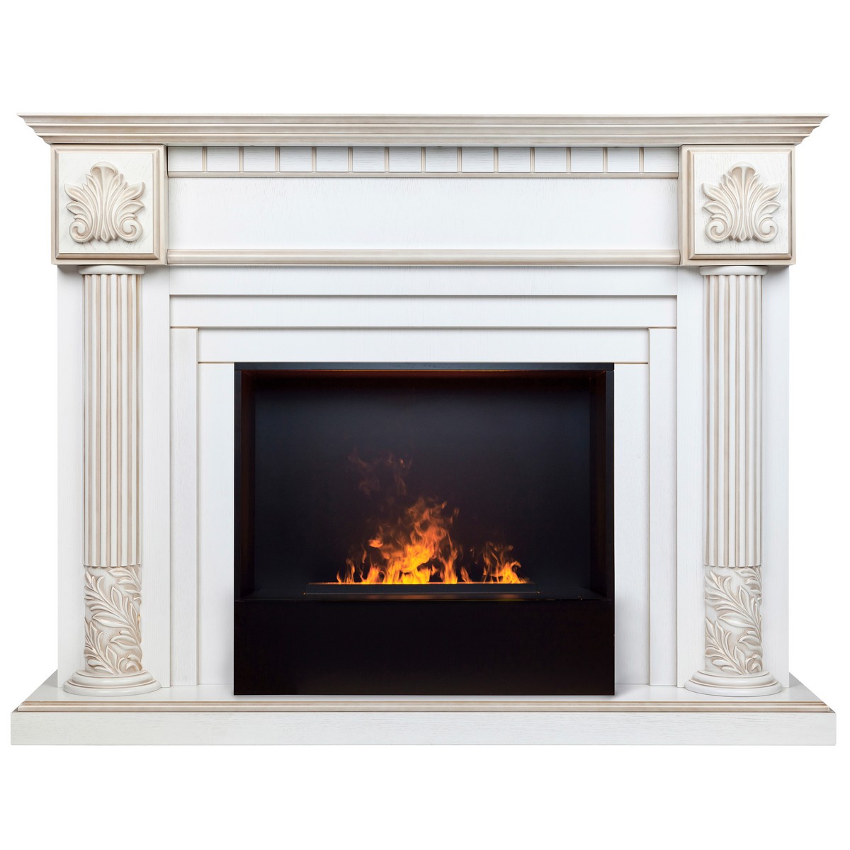 Электрокамин Imperia 26/33 WT с очагом 3D Cassette 630 Black Panel